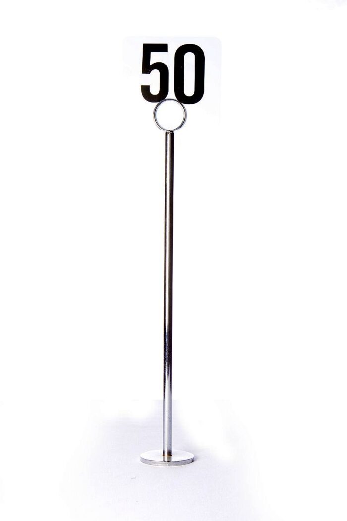 Vip Table Number Stand Table Number Stands - Brisbane Party Hire